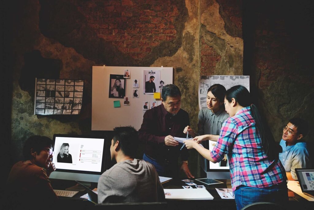 working job career casual showing SJZWF3N